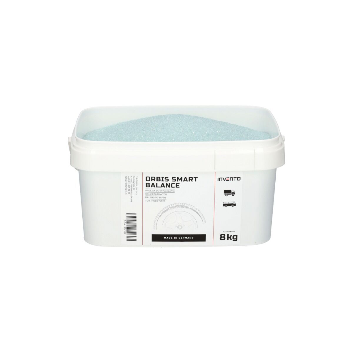 Pulbere granule pentru echilibrat roti camioane 8kg INVENTO