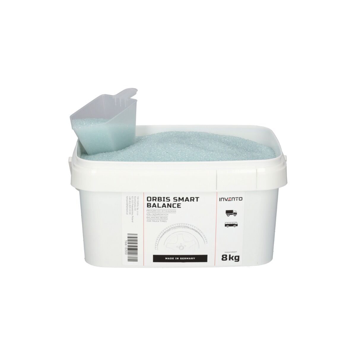Pulbere granule pentru echilibrat roti camioane 8kg INVENTO