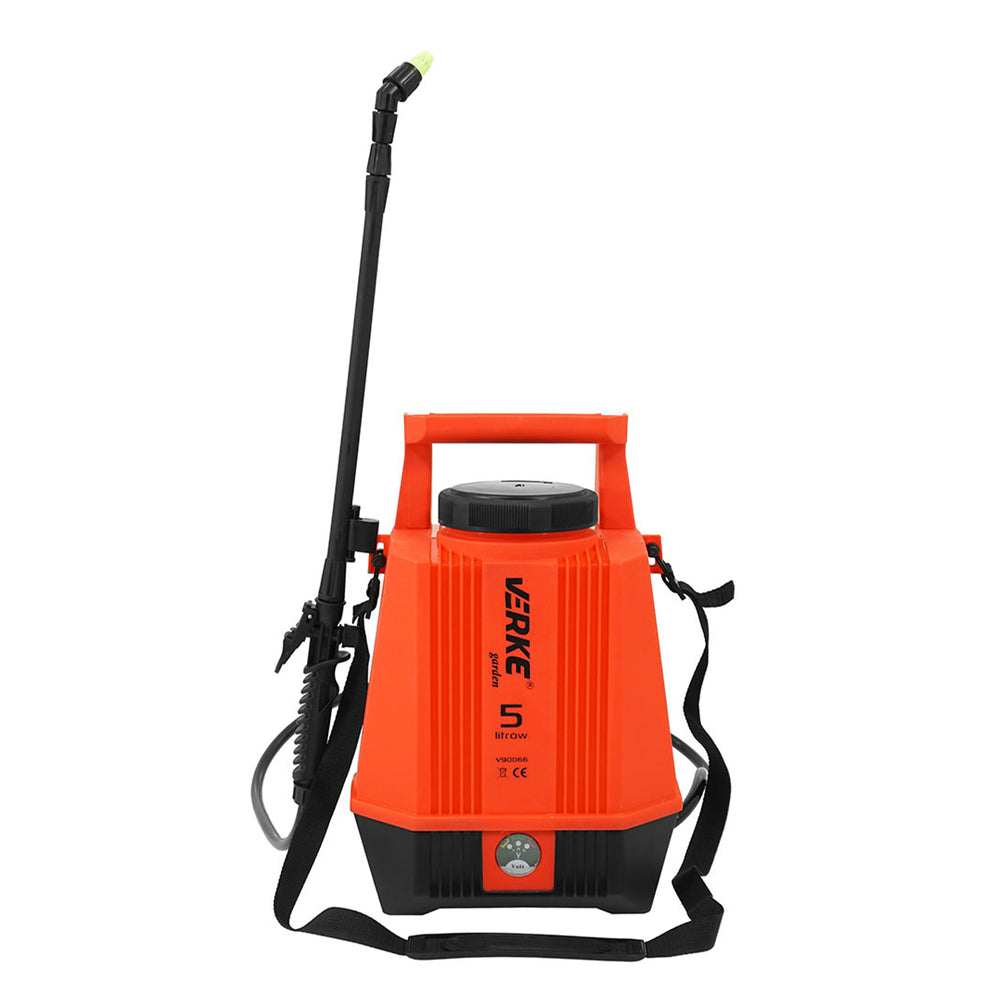 Pulverizator electric 5l - vermorel cu acumulator 12V pentru gradina si culturi - VERKE garden