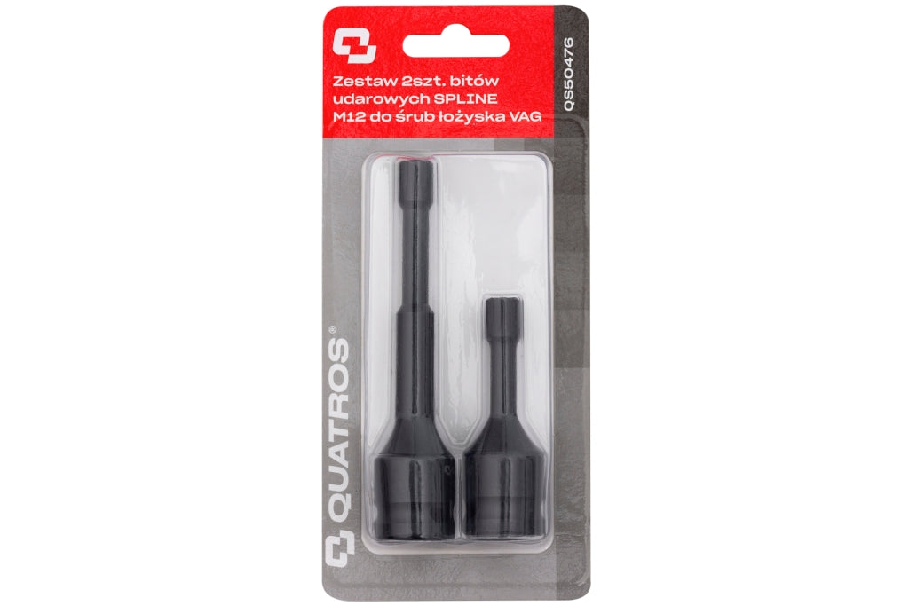 SET 2 BITI IMPACT SPLINE M12 PENTRU RULMENT ROATA VAG 2 PIESE QUATROS