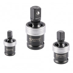 SET ADAPTOARE IMPACT CU ARTICULATIE CARDANICA 1/4'', 3/8'' 1/2''