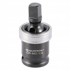 ADAPTOR IMPACT CU ARTICULATIE CARDANICA 1/4'' QUATROS