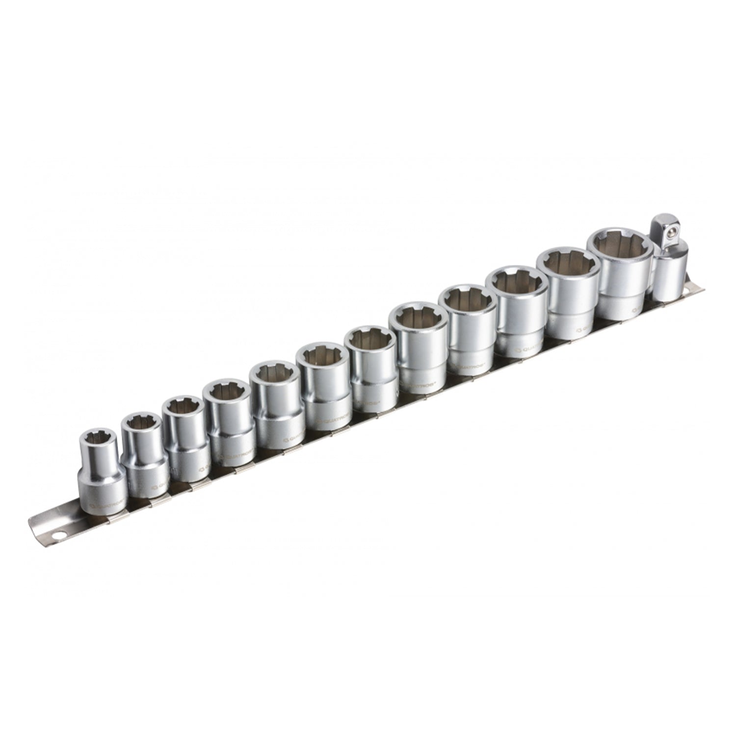 SET CHEI TUBULARE CR-V PENTRU SURUBURI DETERIORATE 3/8'' 8-19MM QUATROS