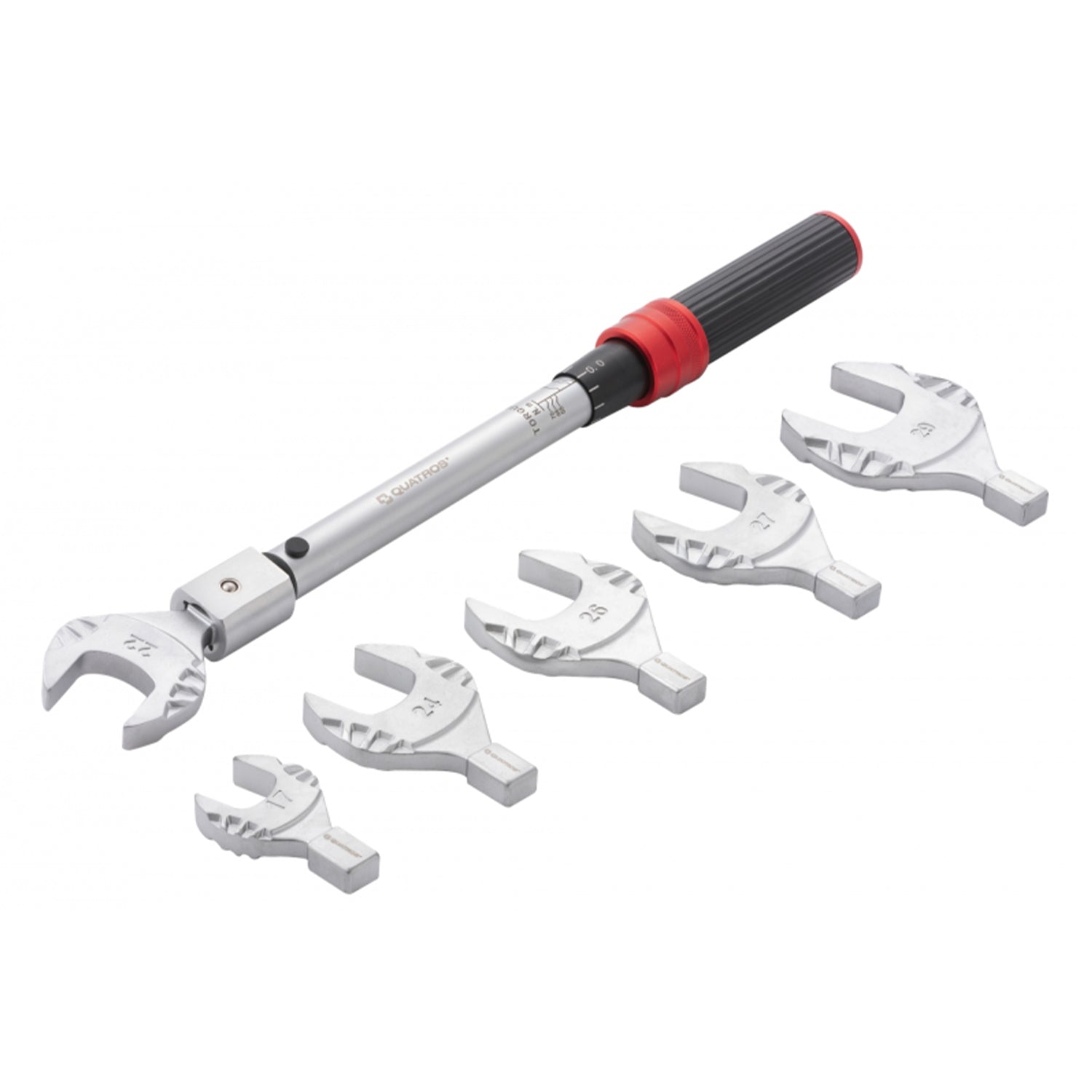 CHEIE DINAMOMETRICA 10-75NM CU CAPETE INTERSCHIMBABILE PENTRU CLIMA 7 PIESE QUATROS