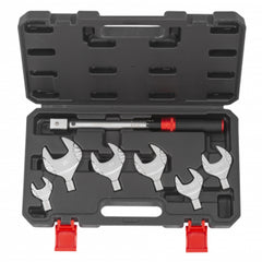 CHEIE DINAMOMETRICA 10-75NM CU CAPETE INTERSCHIMBABILE PENTRU CLIMA 7 PIESE QUATROS
