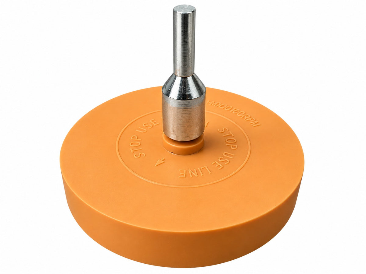 Radiera inlaturat impuritati lipici 88x15mm, disc din cauciuc pentru curatat adeziv GEBO TOOLS
