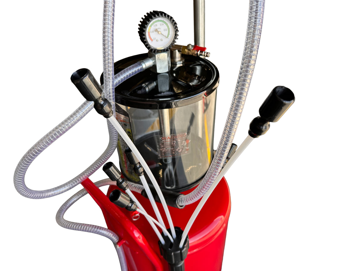 Recuperator de ulei cu actionare pneumatica prin aspiratie capacitate 80 l GEBO TOOLS