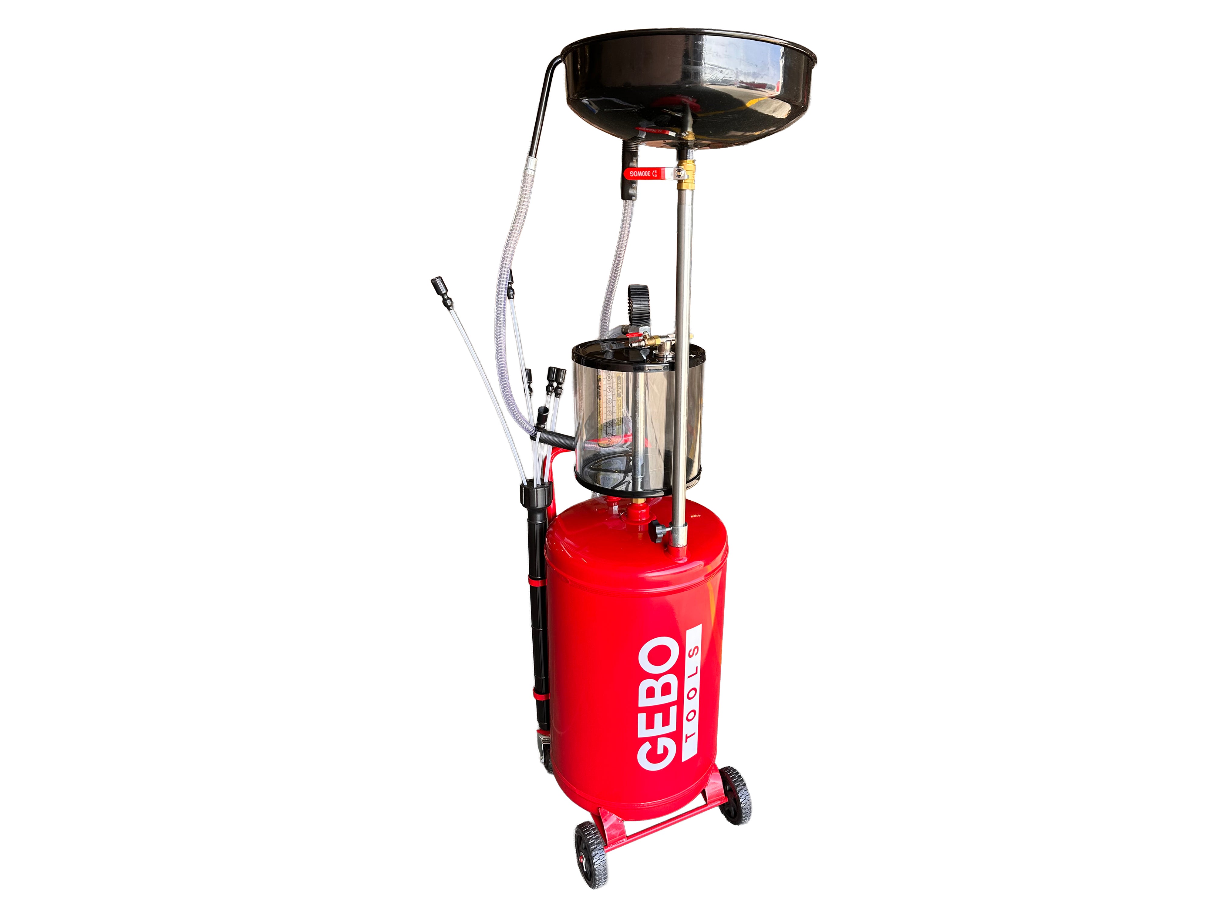 Recuperator de ulei cu actionare pneumatica prin aspiratie capacitate 80 l GEBO TOOLS