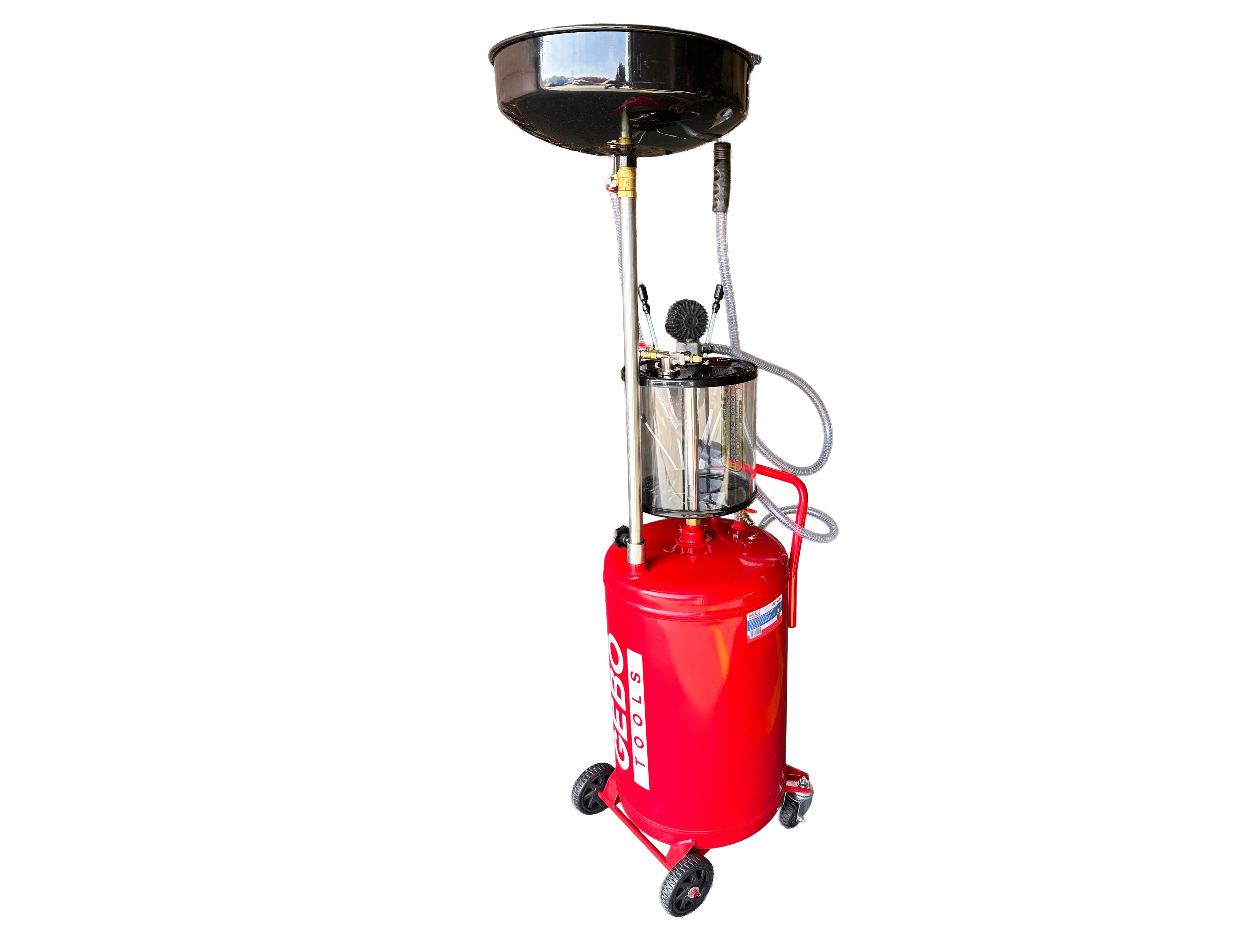Recuperator de ulei cu actionare pneumatica prin aspiratie capacitate 80 l GEBO TOOLS