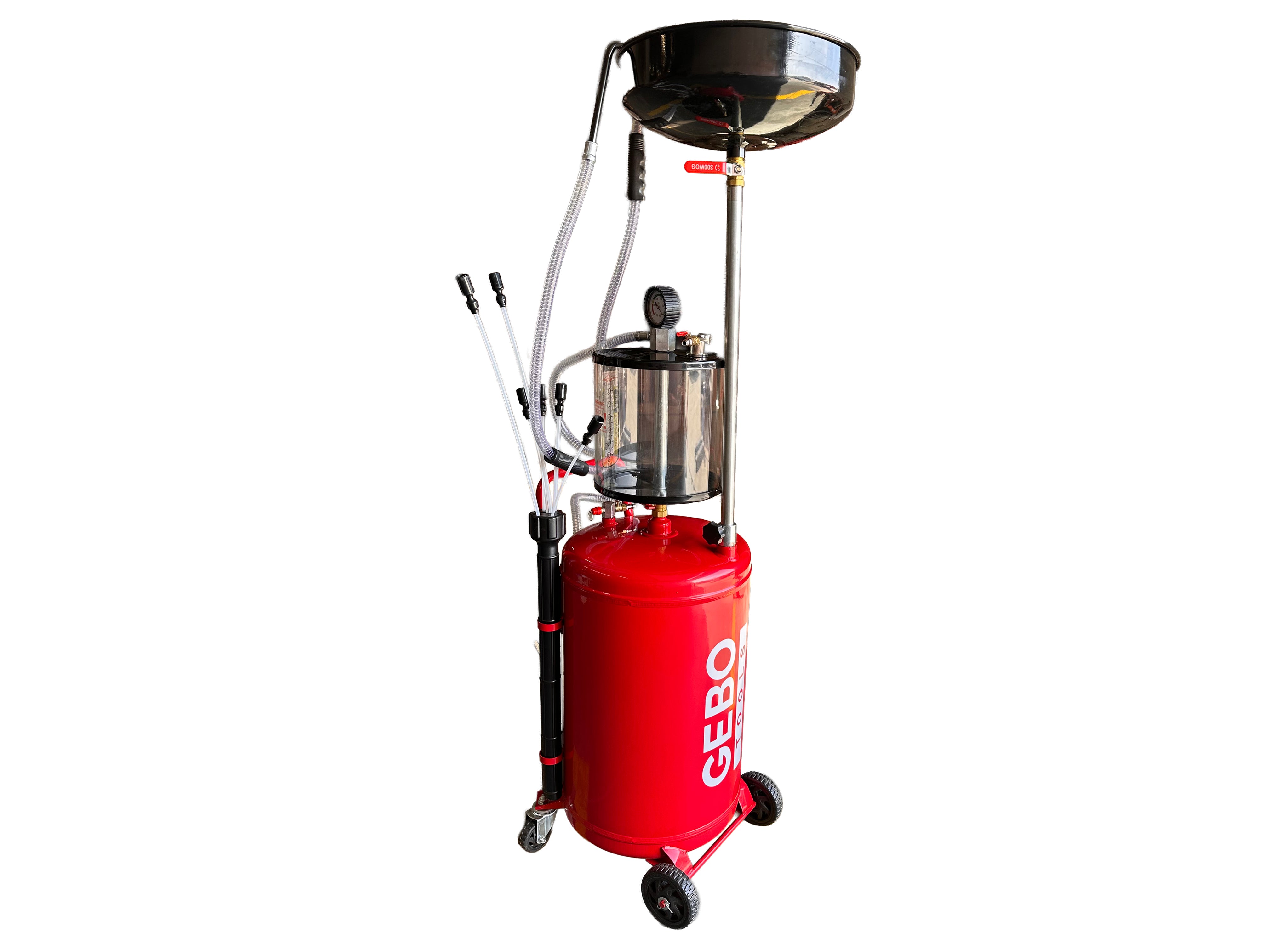 Recuperator de ulei cu actionare pneumatica prin aspiratie capacitate 80 l GEBO TOOLS
