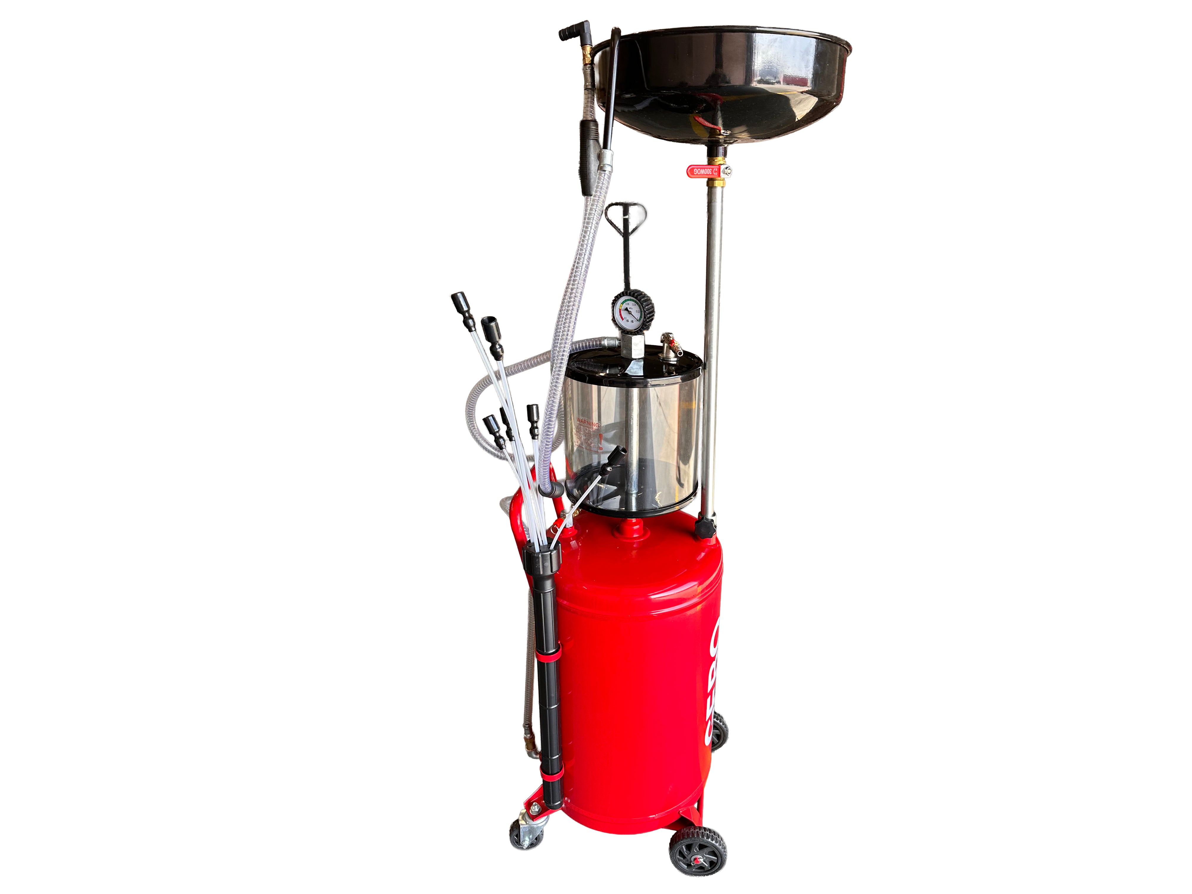 Recuperator de ulei cu actionare pneumatica prin aspiratie capacitate 80 l GEBO TOOLS