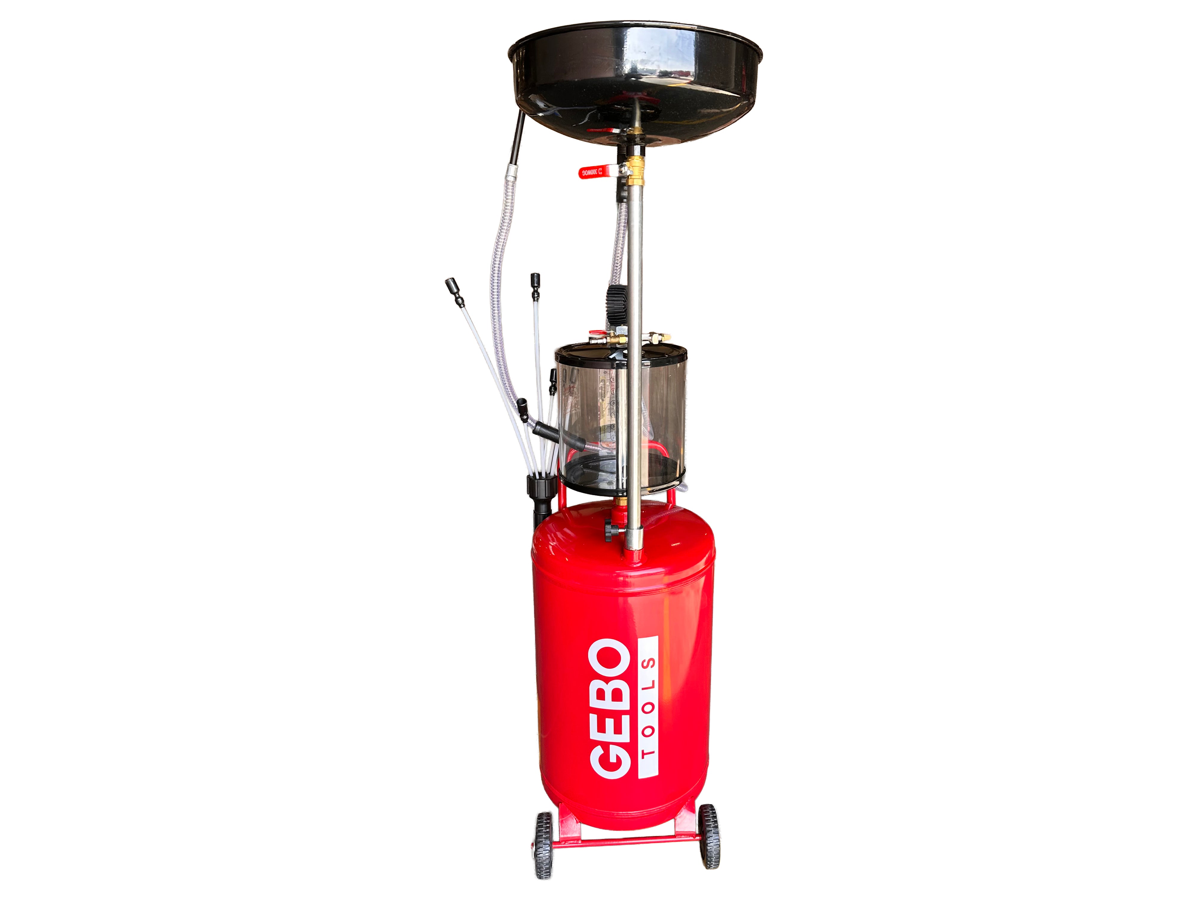 Recuperator de ulei cu actionare pneumatica prin aspiratie capacitate 80 l GEBO TOOLS