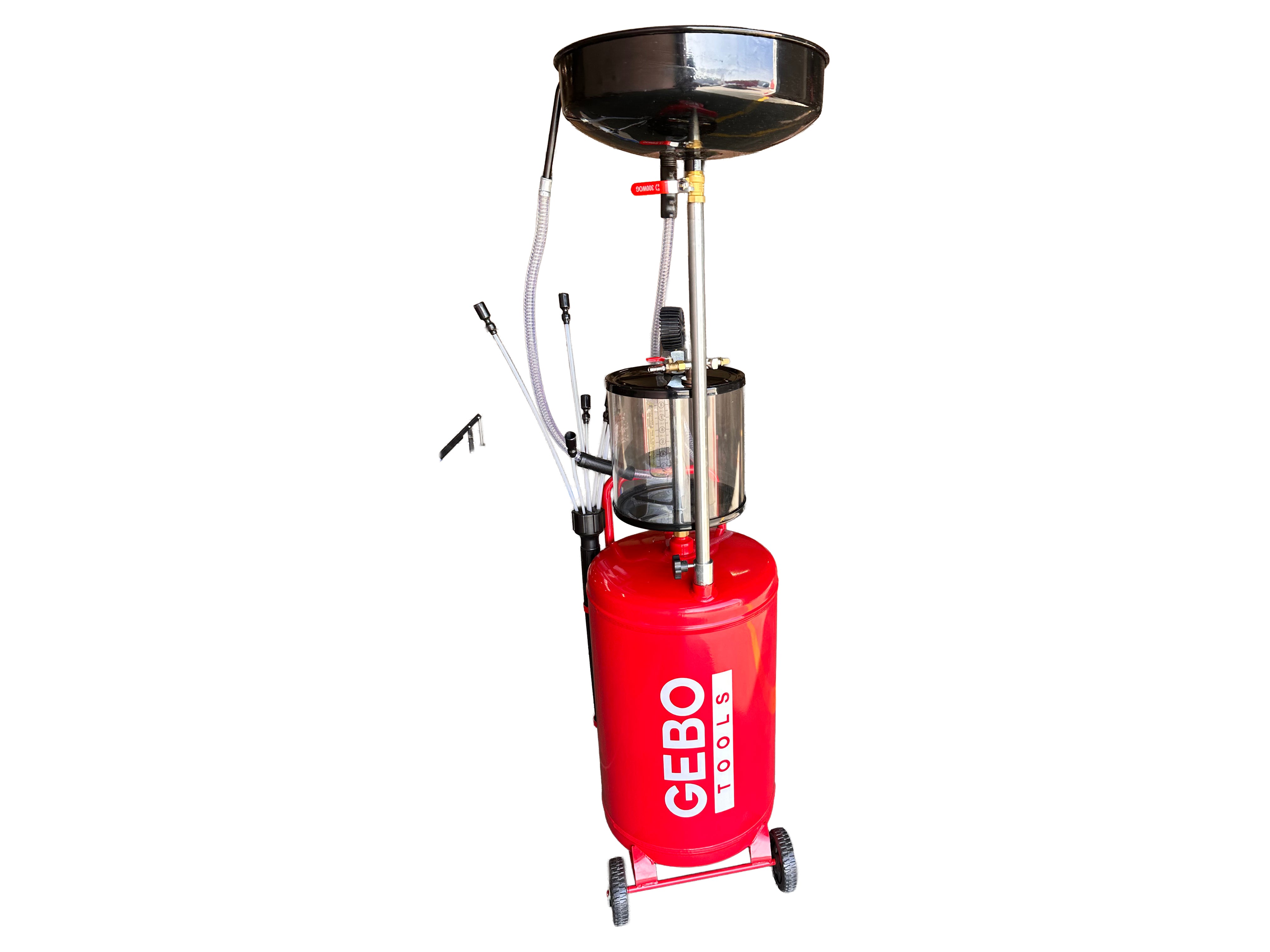 Recuperator de ulei cu actionare pneumatica prin aspiratie capacitate 80 l GEBO TOOLS