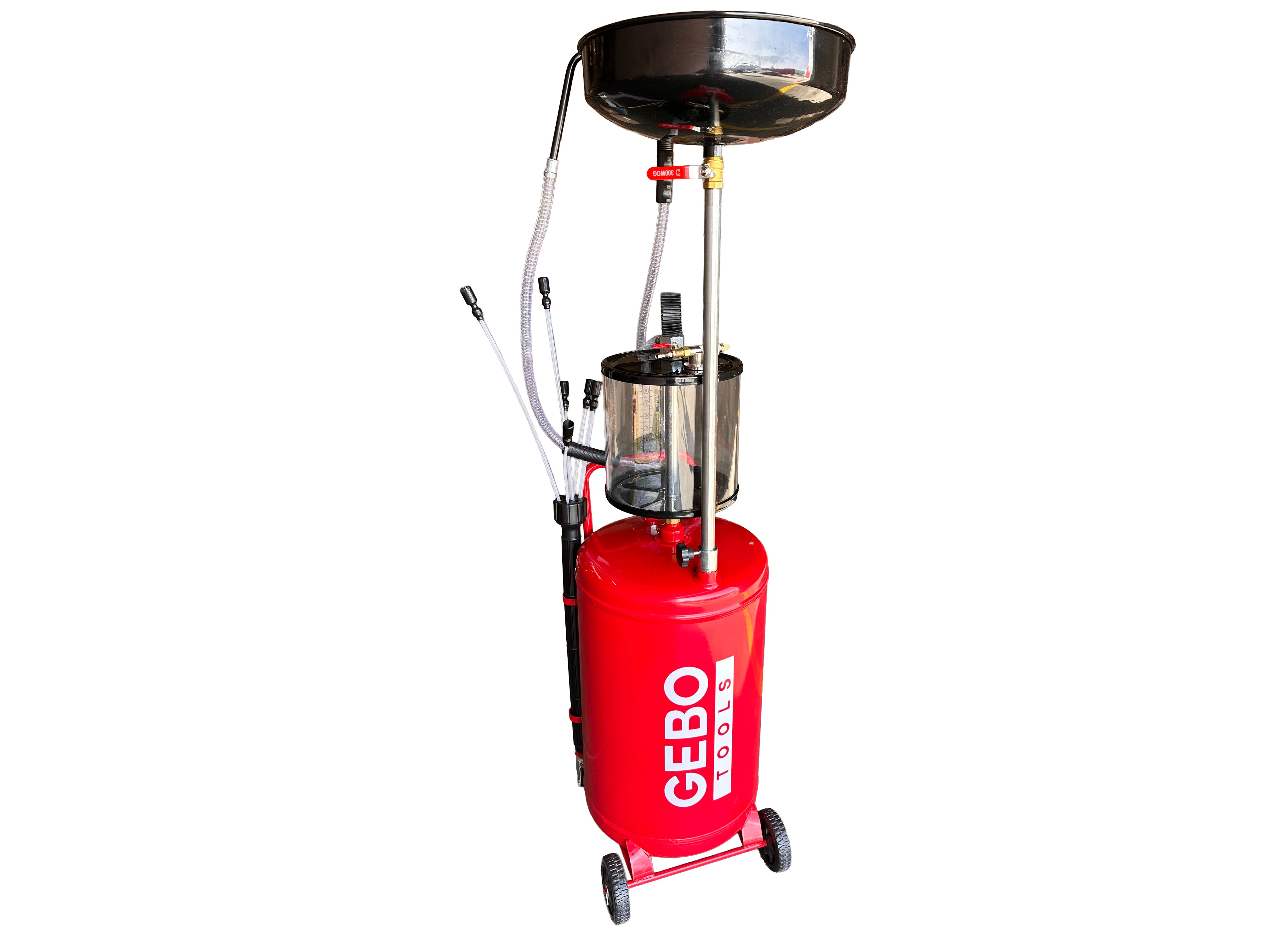 Recuperator de ulei cu actionare pneumatica prin aspiratie capacitate 80 l GEBO TOOLS