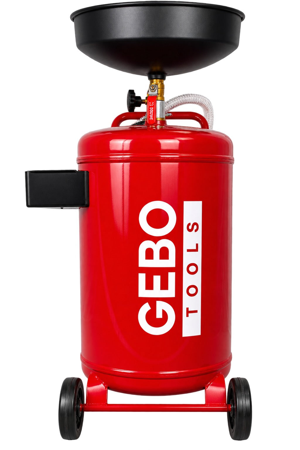 Recuperator ulei uzat pneumatic GEBO TOOLS 75l cu vas colector 10l, golire 6-8 bar, tija reglabila