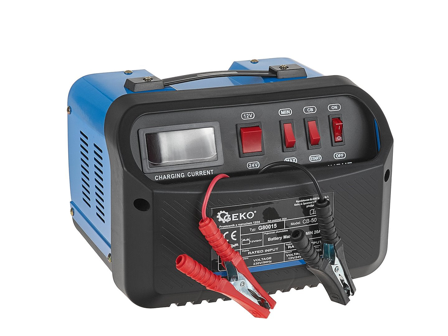 Redresor auto cu pornire cb50 12V/24V 30a pentru baterii acumulator auto 20-380ah
