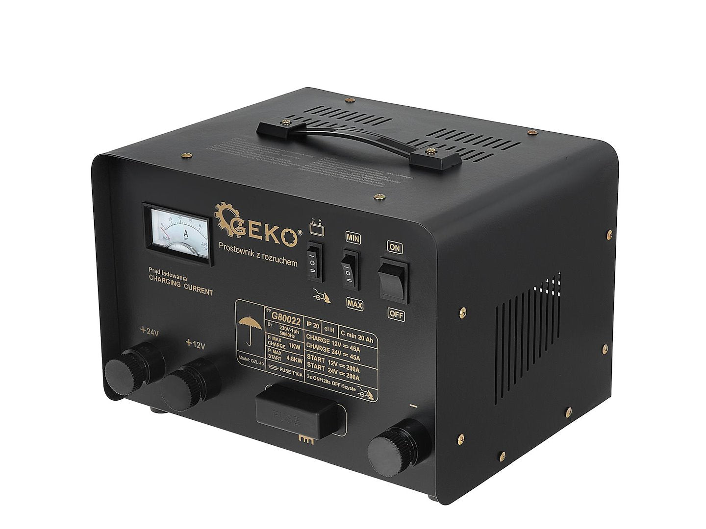 Redresor cu robot pornire auto 200A 12/24V GEKO