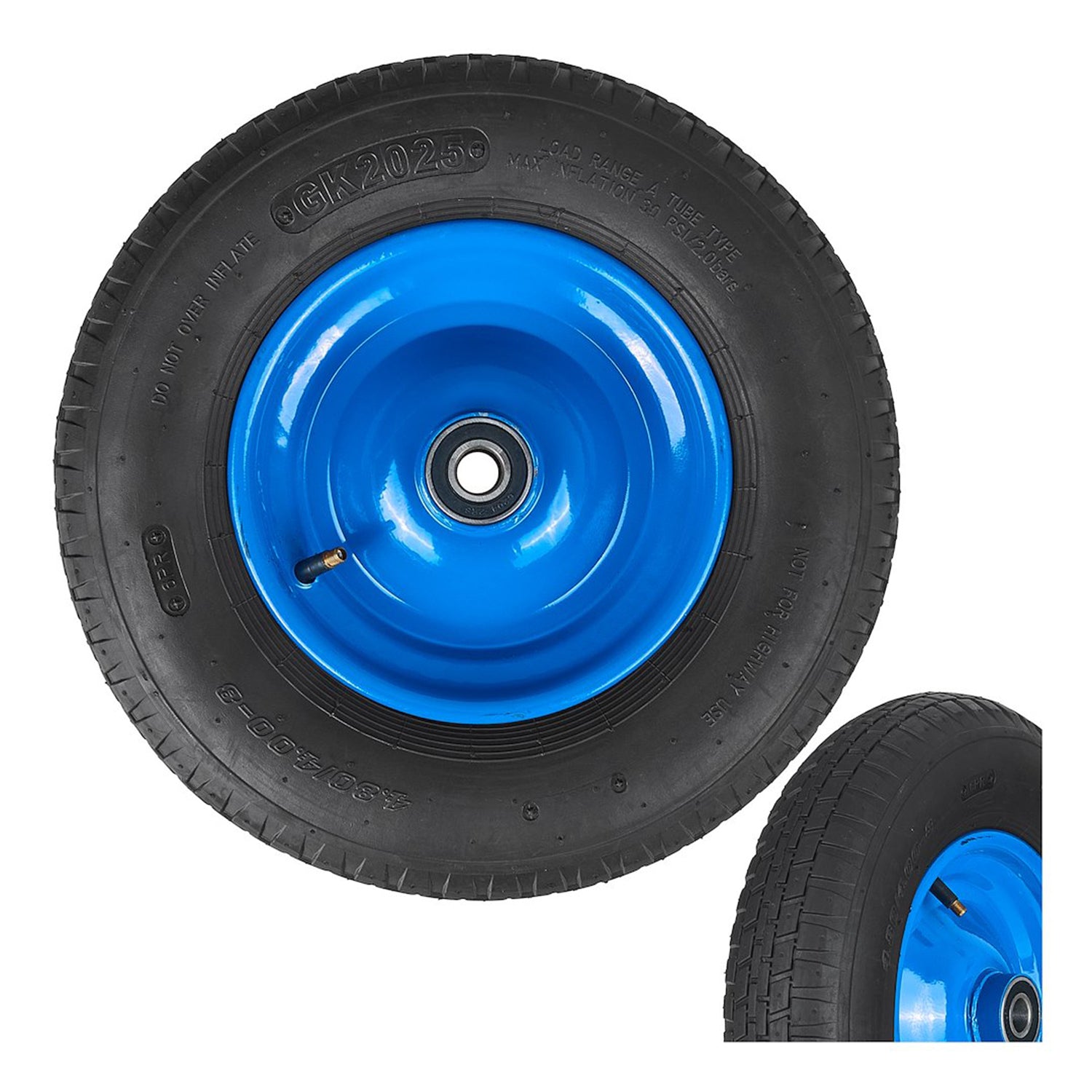 Roata pentru roaba 4.00-8/6PR 20mm GEKO