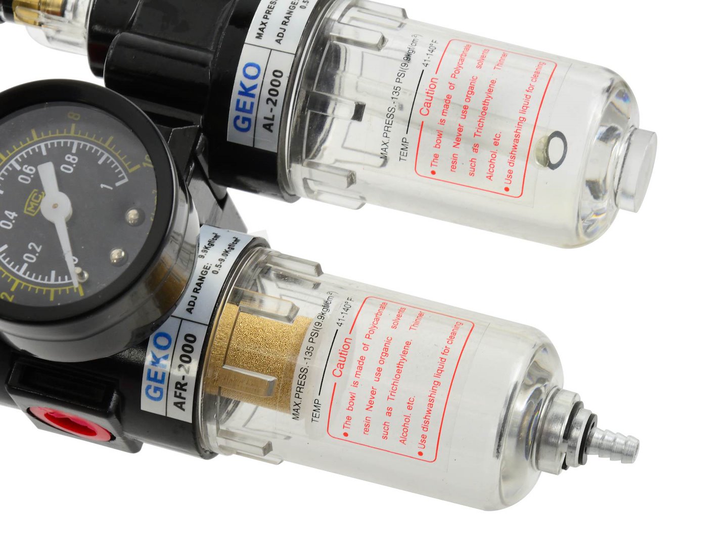 Separator apa si lubrifiere cu regulator de presiune 1/4 GEKO