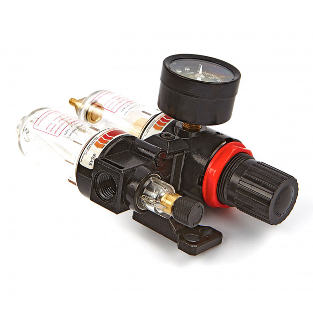 Separator apa si lubrifiere cu regulator de presiune 1/4 HBM model 2