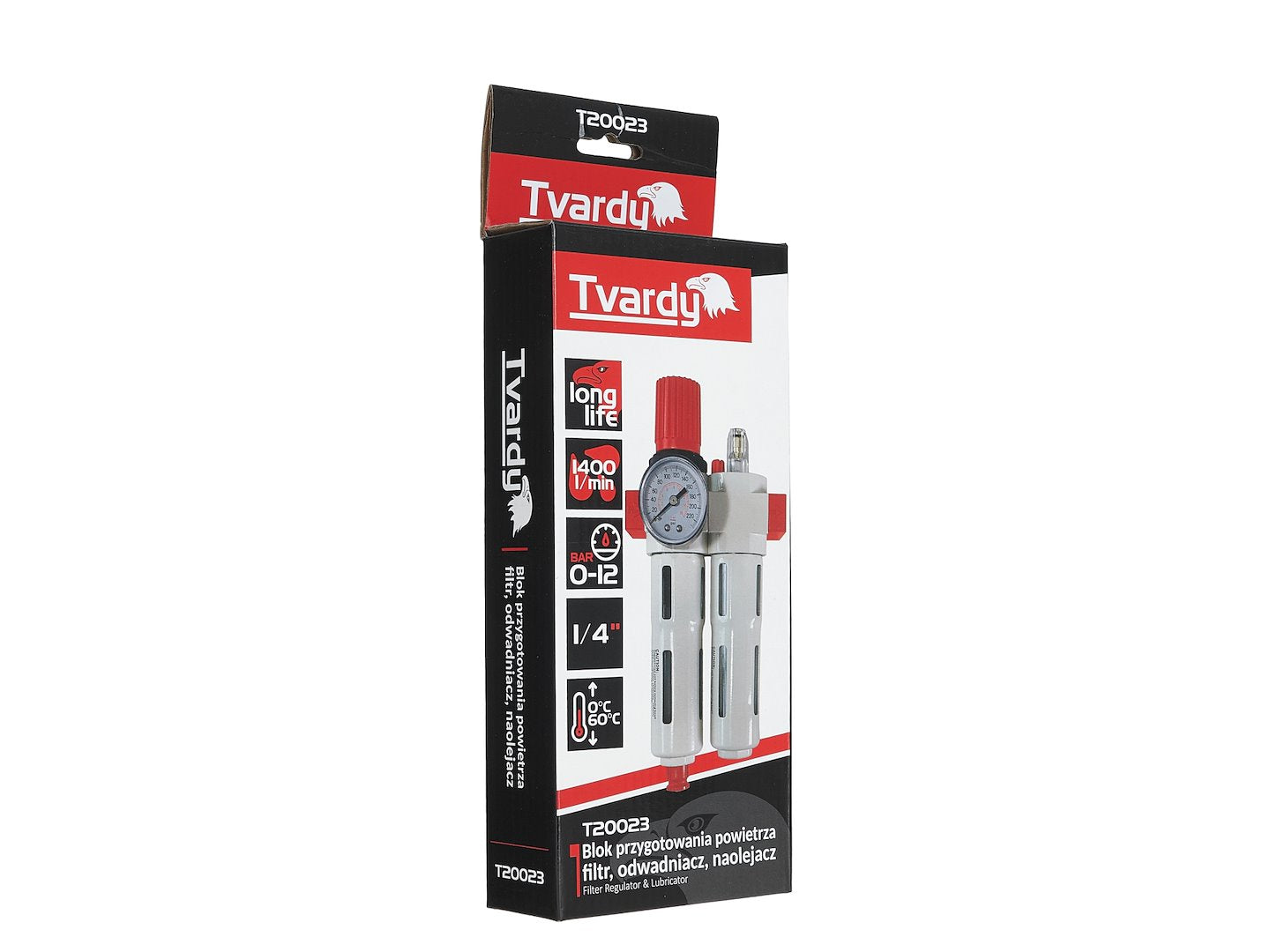 Separator apa si lubrifiere cu regulator de presiune 1/4 TVARDY