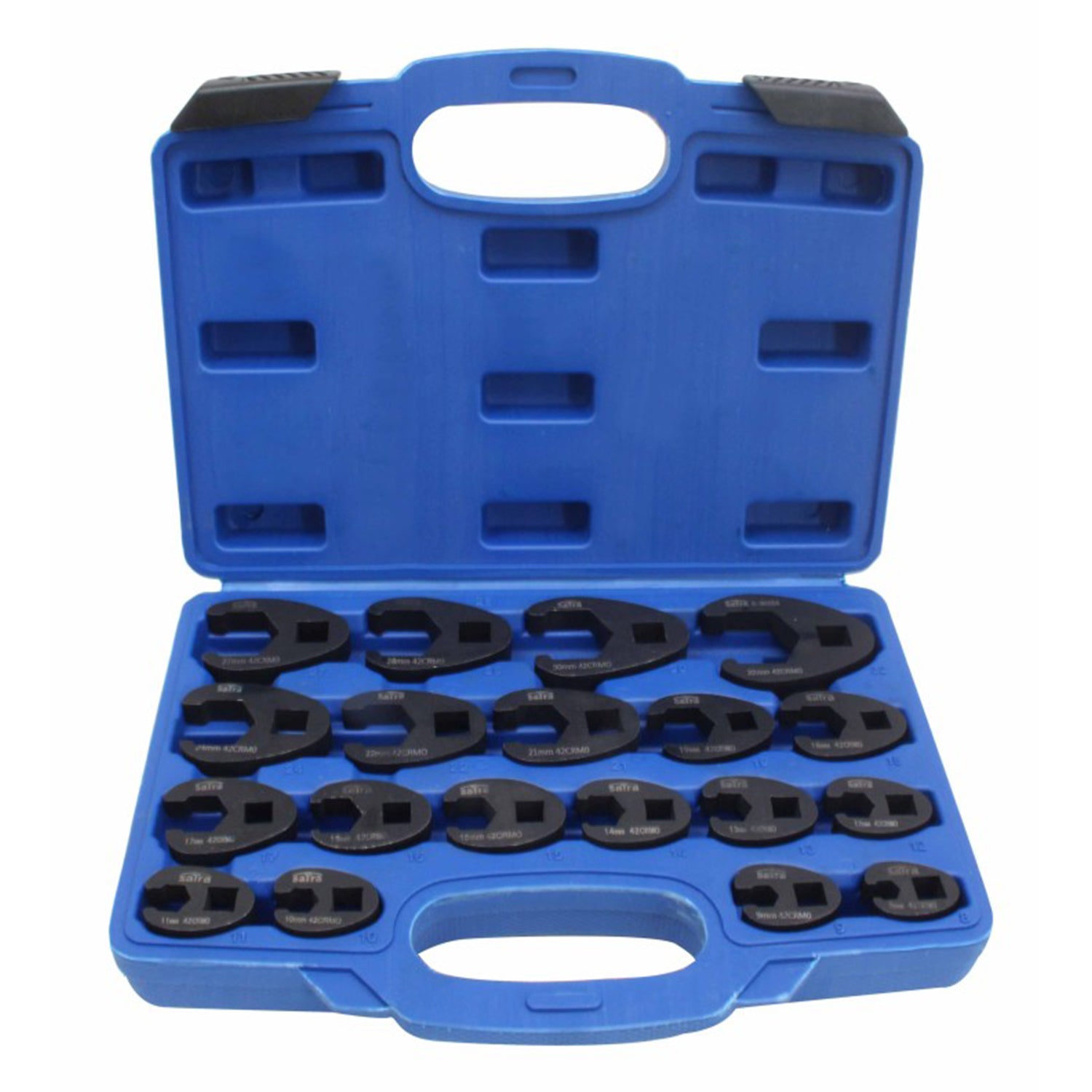 Set 19 piese chei fixe semideschise pentru conducte de frana si combustibil, 3/8 si 1/2 8-32 mm