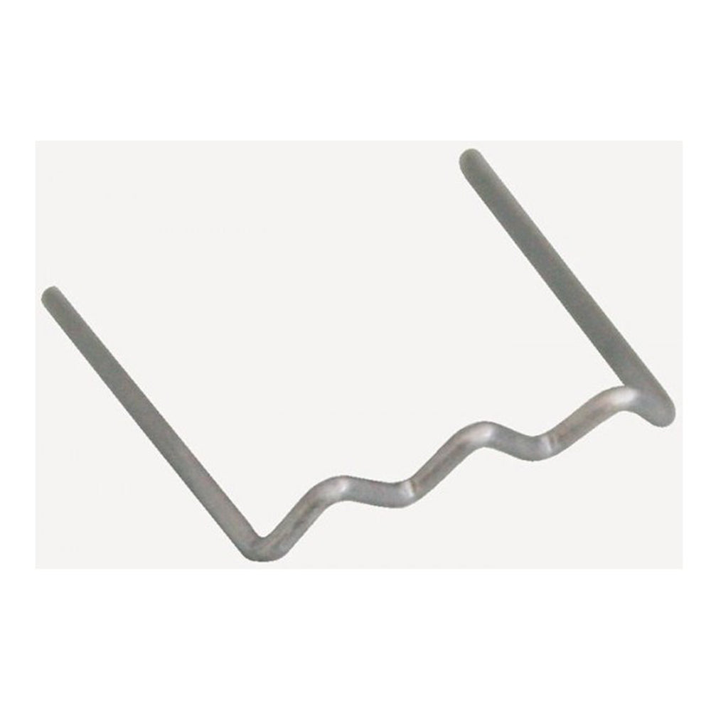 Set 100 capse plate din otel inoxidabil 0.8 mm (latime 16 mm) pentru pistoale de sudura plastic