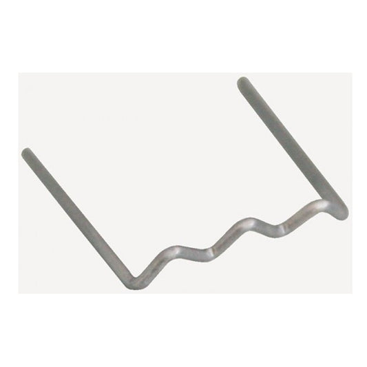 Set 100 capse plate din otel inoxidabil 0.8 mm (latime 16 mm) pentru pistoale de sudura plastic