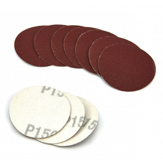 Set 10 buc disc abraziv de slefuit 50mm cu scai, velcro K120