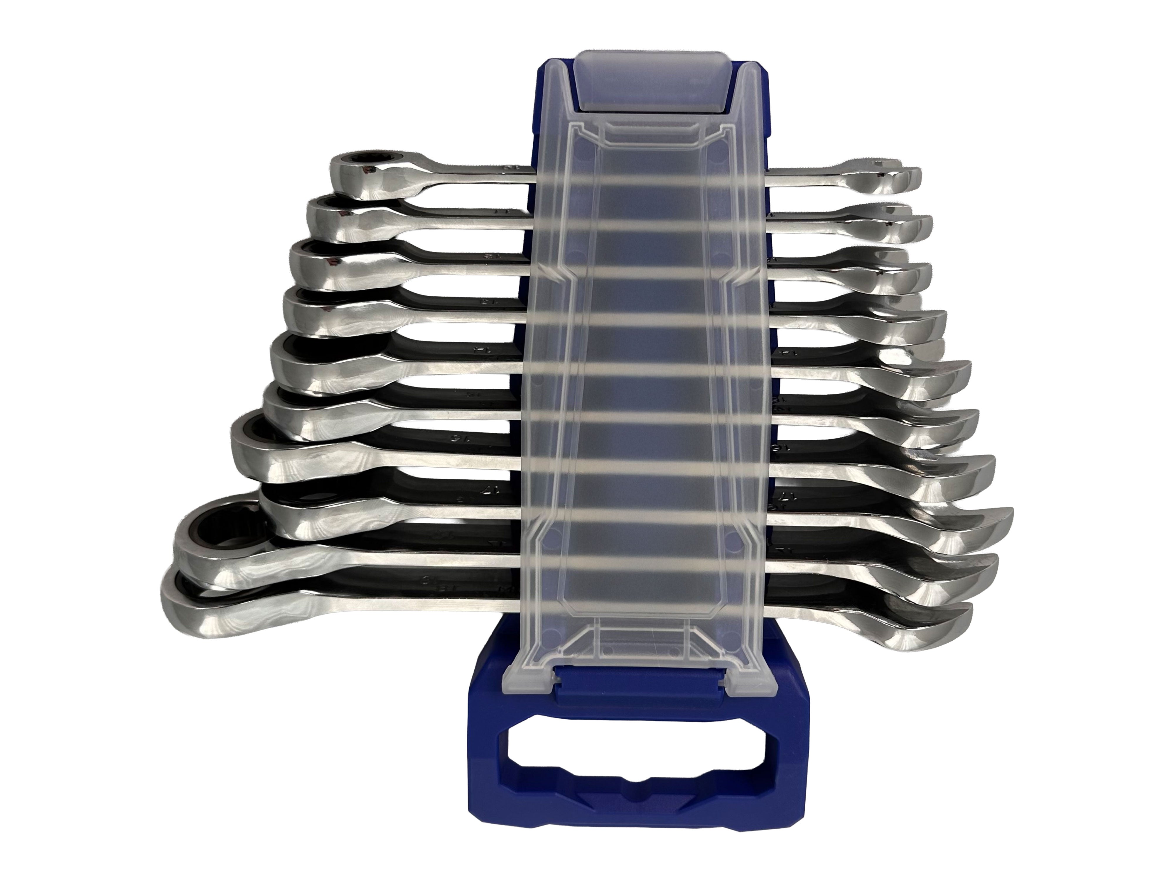 Set 10 chei combinate cu clichet 10-19 mm - GEBO TOOLS