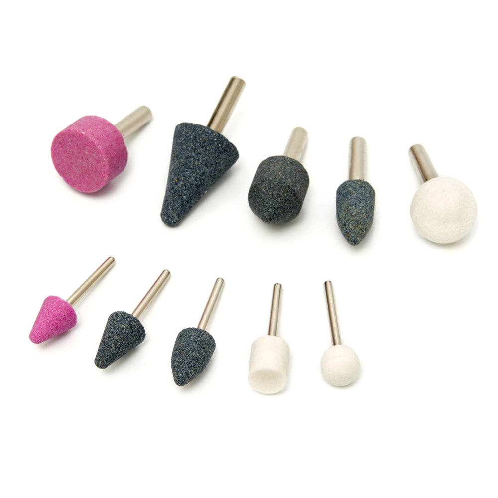 Set 10 pietre de slefuit pentru biax 1/4 , 1/8