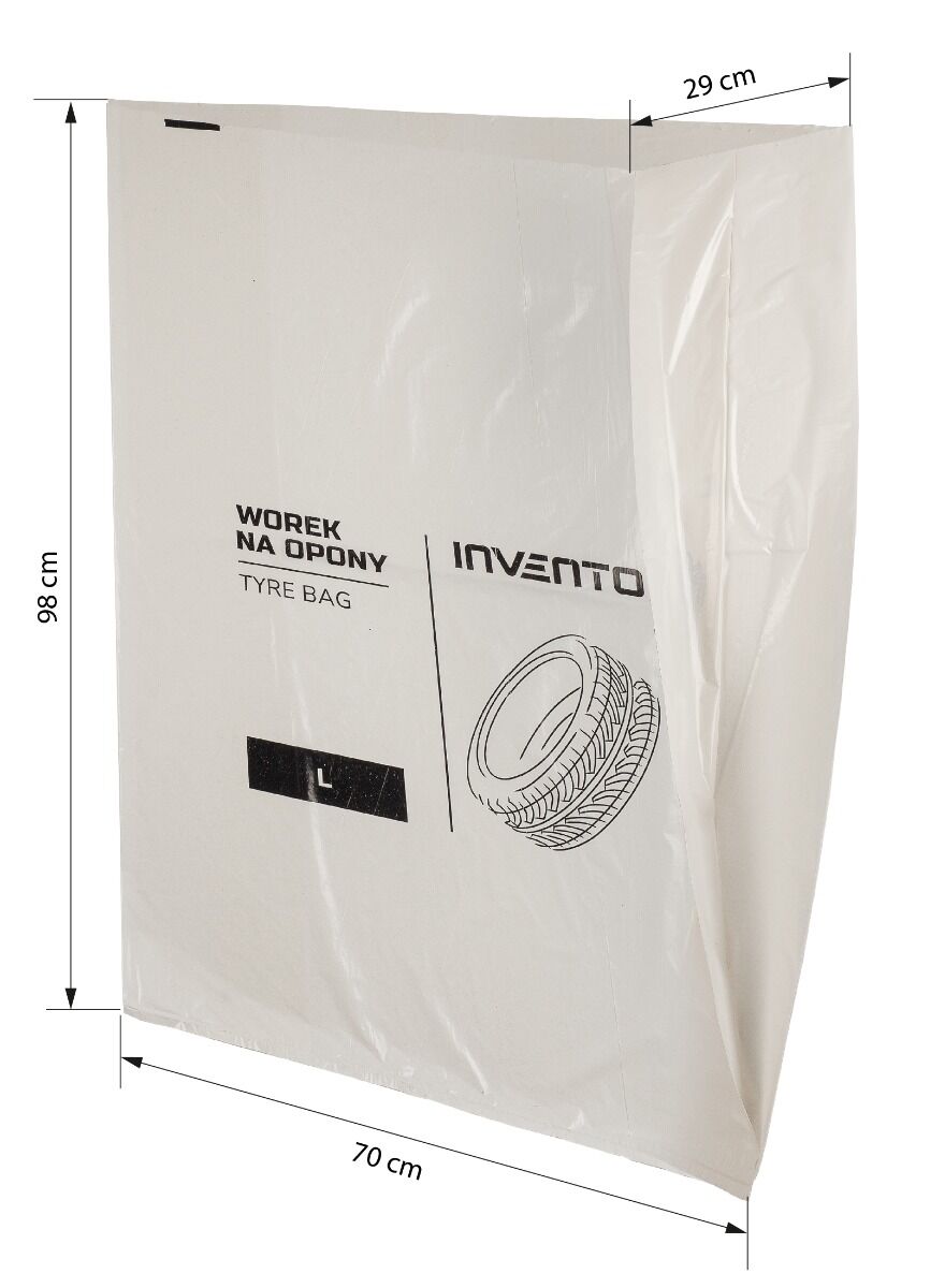 Set 10 saci rezistenti pentru anvelope, marimea l 1000x1000mm INVENTO