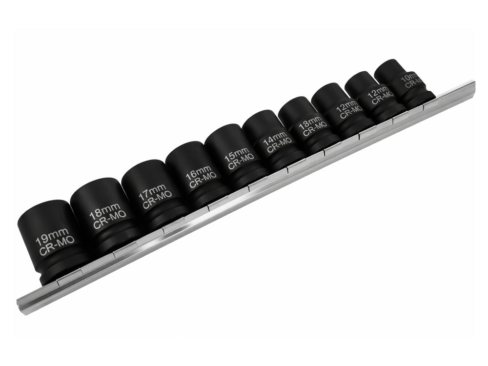 Set 10 tubulare bi-hexagonale scurte de impact 1/2 12 laturi GEBO TOOLS