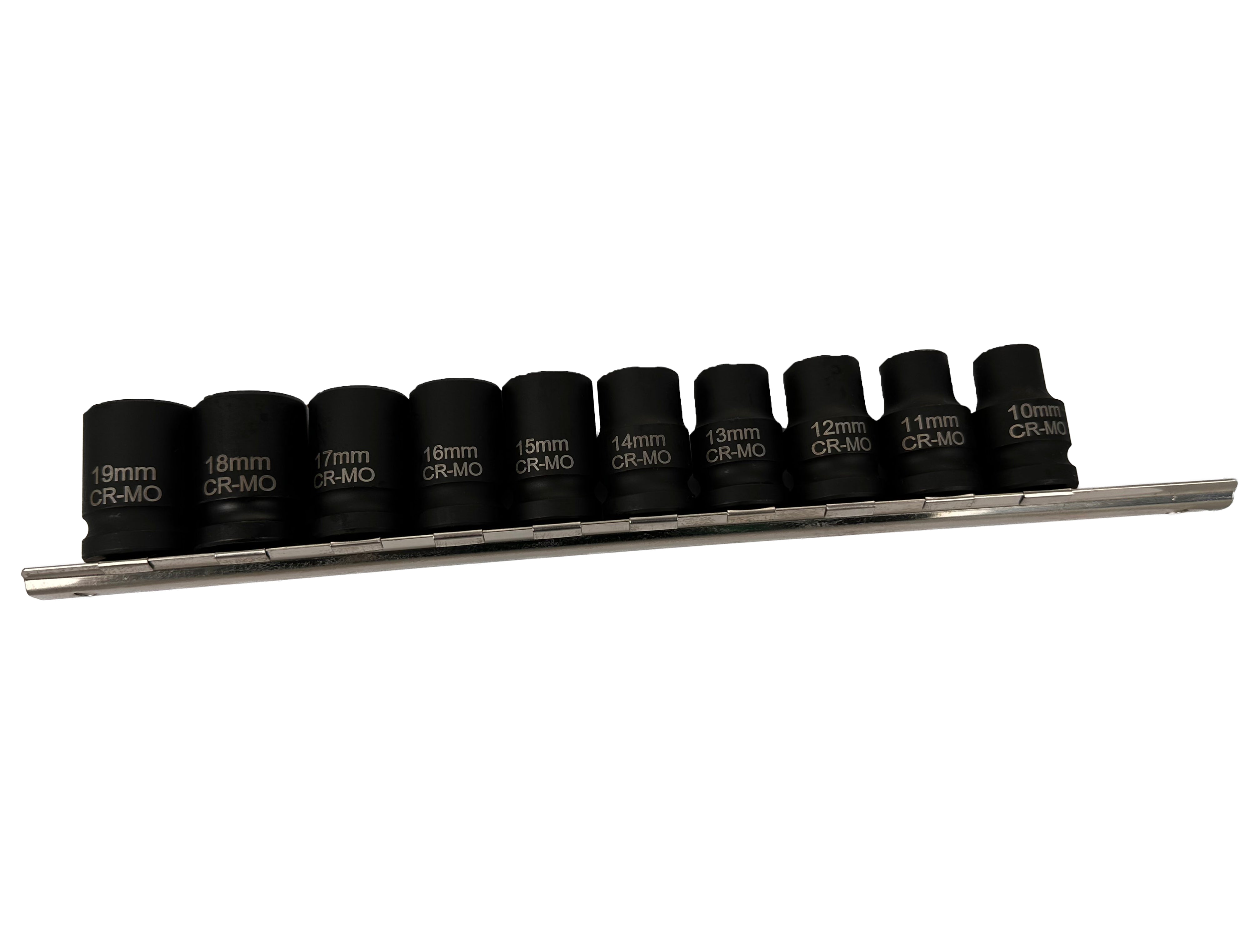 Set 10 tubulare bi-hexagonale scurte de impact 1/2 12 laturi GEBO TOOLS