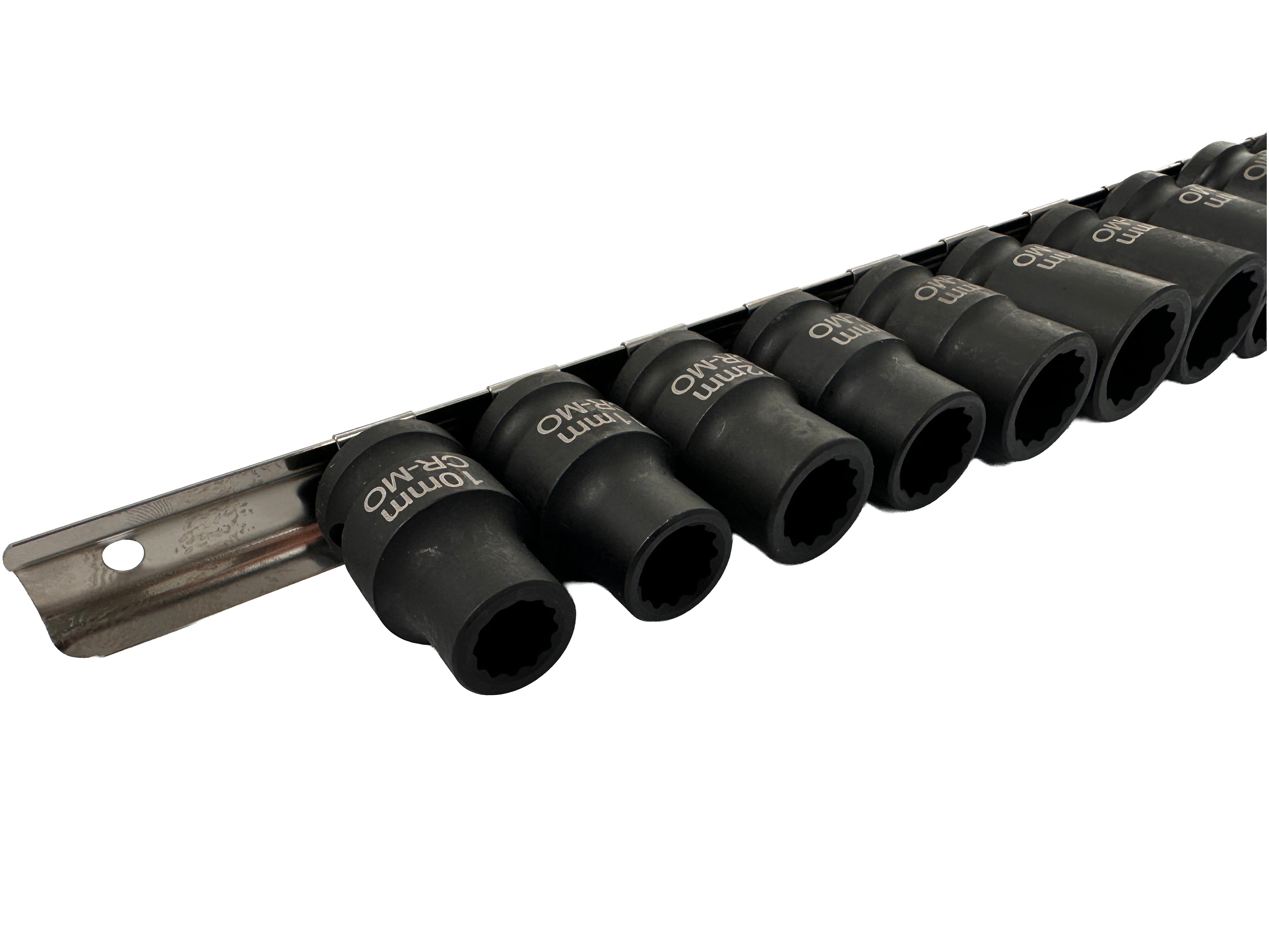 Set 10 tubulare bi-hexagonale scurte de impact 1/2 12 laturi GEBO TOOLS