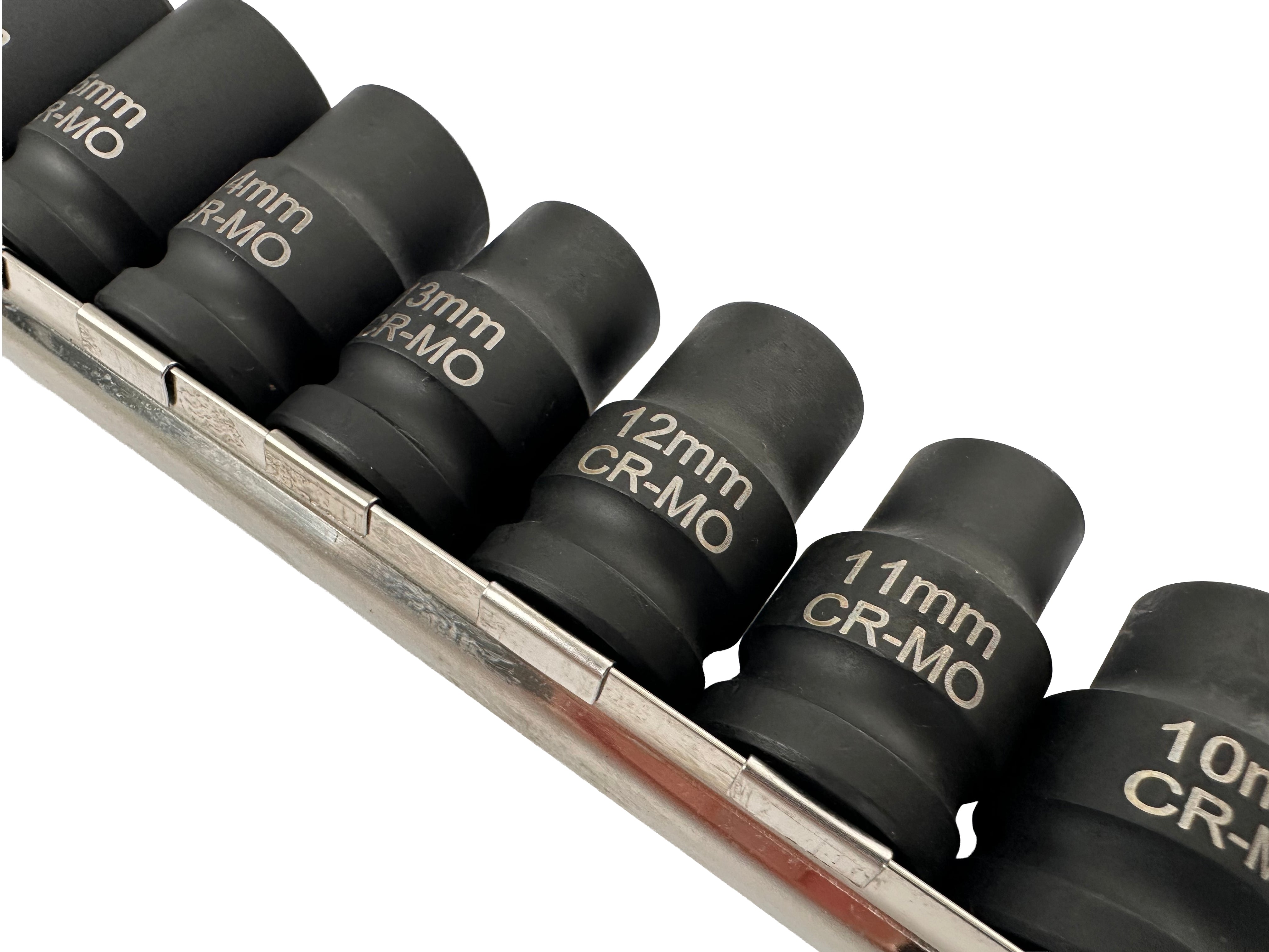 Set 10 tubulare bi-hexagonale scurte de impact 1/2 12 laturi GEBO TOOLS