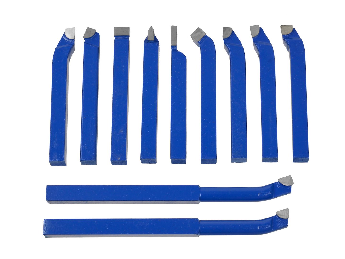 Set 11 cutite de strung 10 x 10 mm din carbura - GEKO