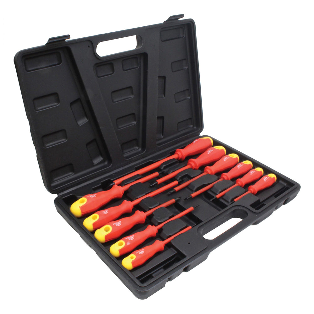 Set 11 surubelnite izolate pentru electricieni, cr-v, cu varf magnetic
