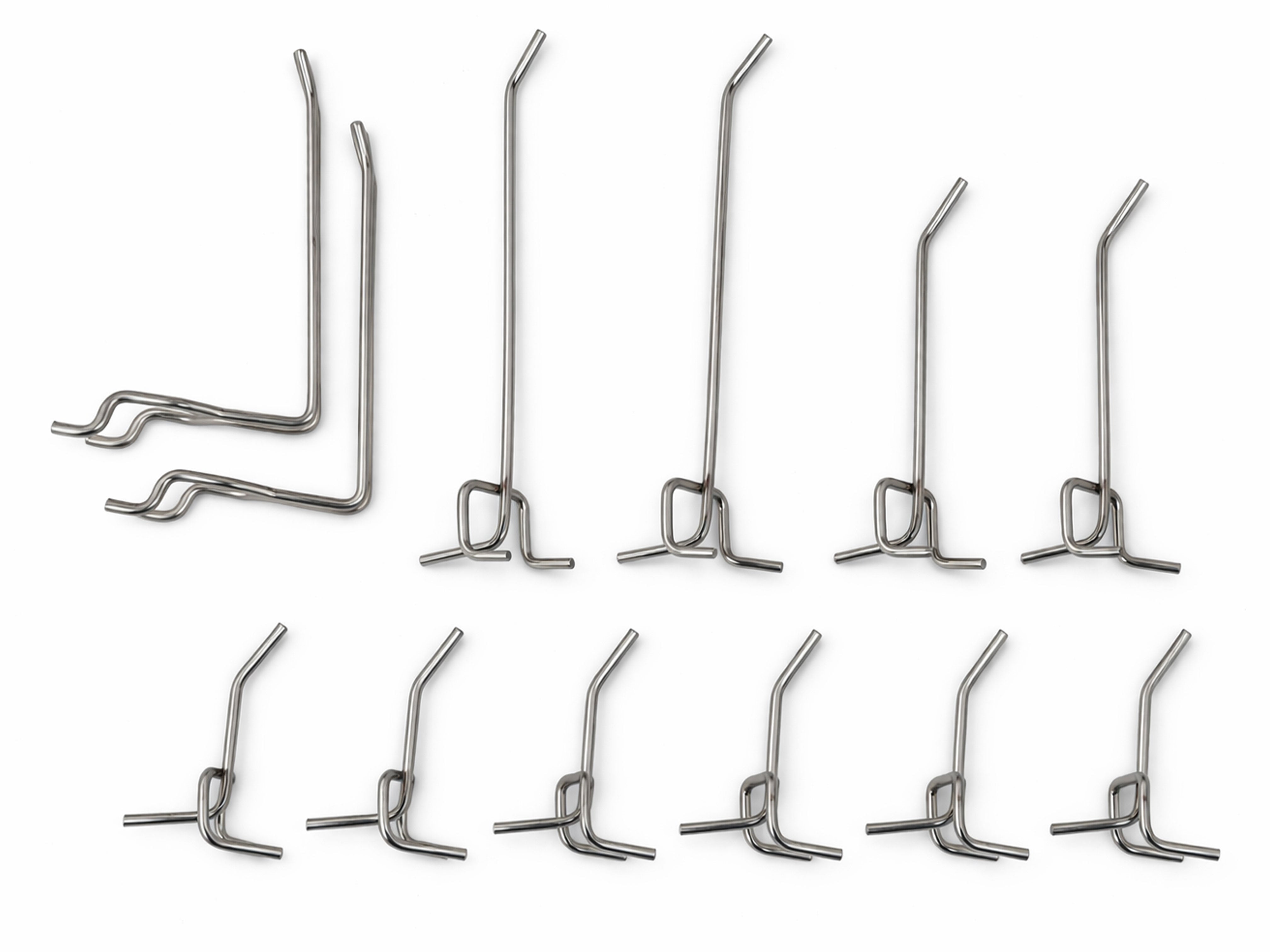 Set 12 buc cleme carlige suport scule pentru panou organizator GEBO TOOLS