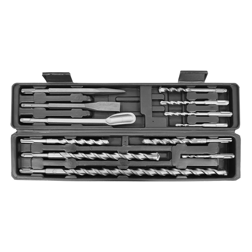 Set 12 burghie si dalti SDS PLUS s4 cu vidia pentru beton - VERKE