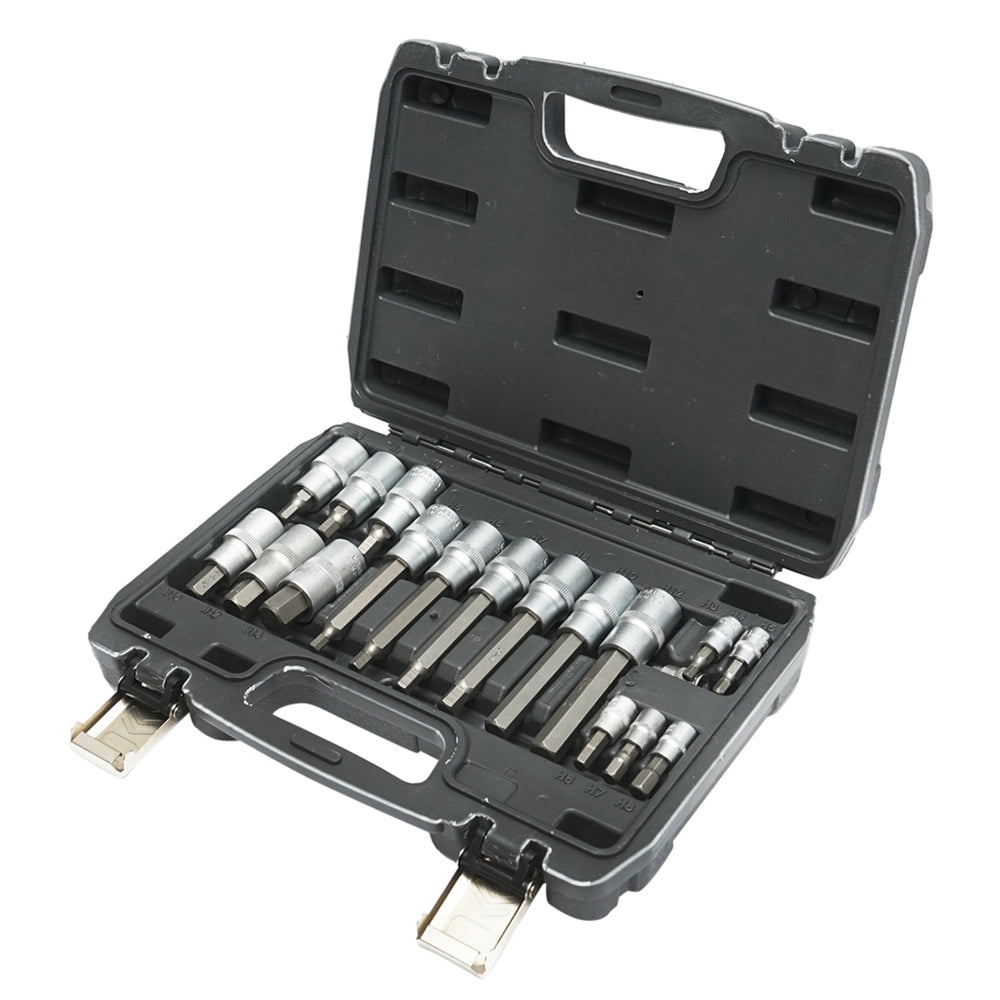 Set 18 biti imbus hexagonale scurte si lungi 1/4 1/2