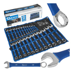 Set 25 de chei combinate inelare fixe cu prindere maner cauciucat anti-alunecare antislip 6-32mm