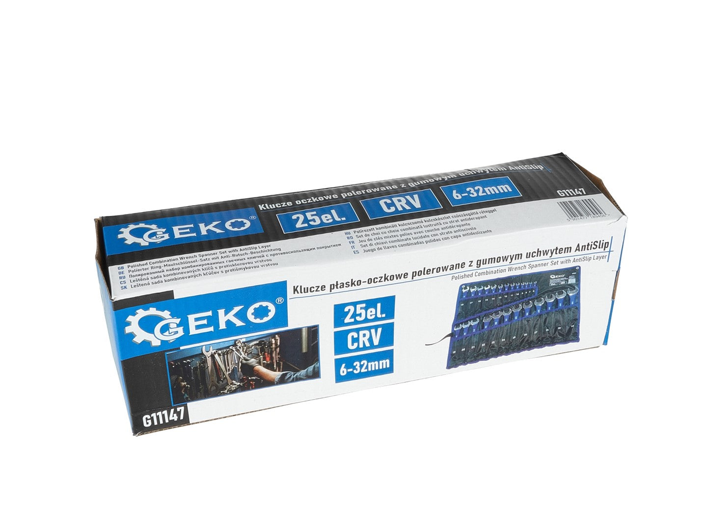 Set 25 de chei combinate inelare fixe cu prindere maner cauciucat anti-alunecare antislip 6-32mm