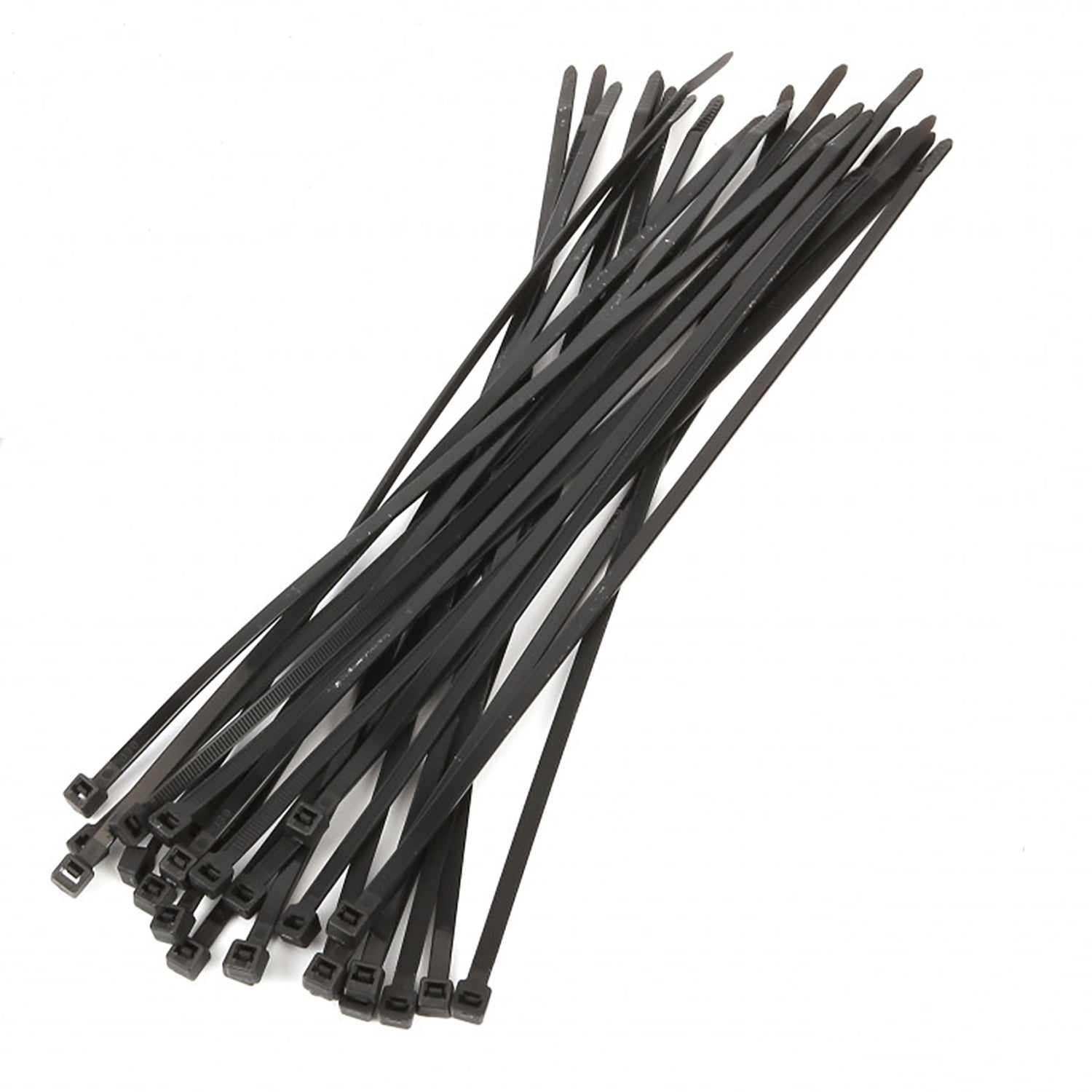Set 25 de coliere de plastic negru 4.8 x 300 mm HBM