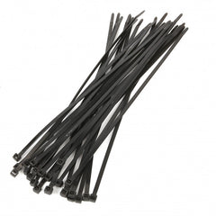 Set 25 de coliere de plastic negru 4.8 x 300 mm HBM