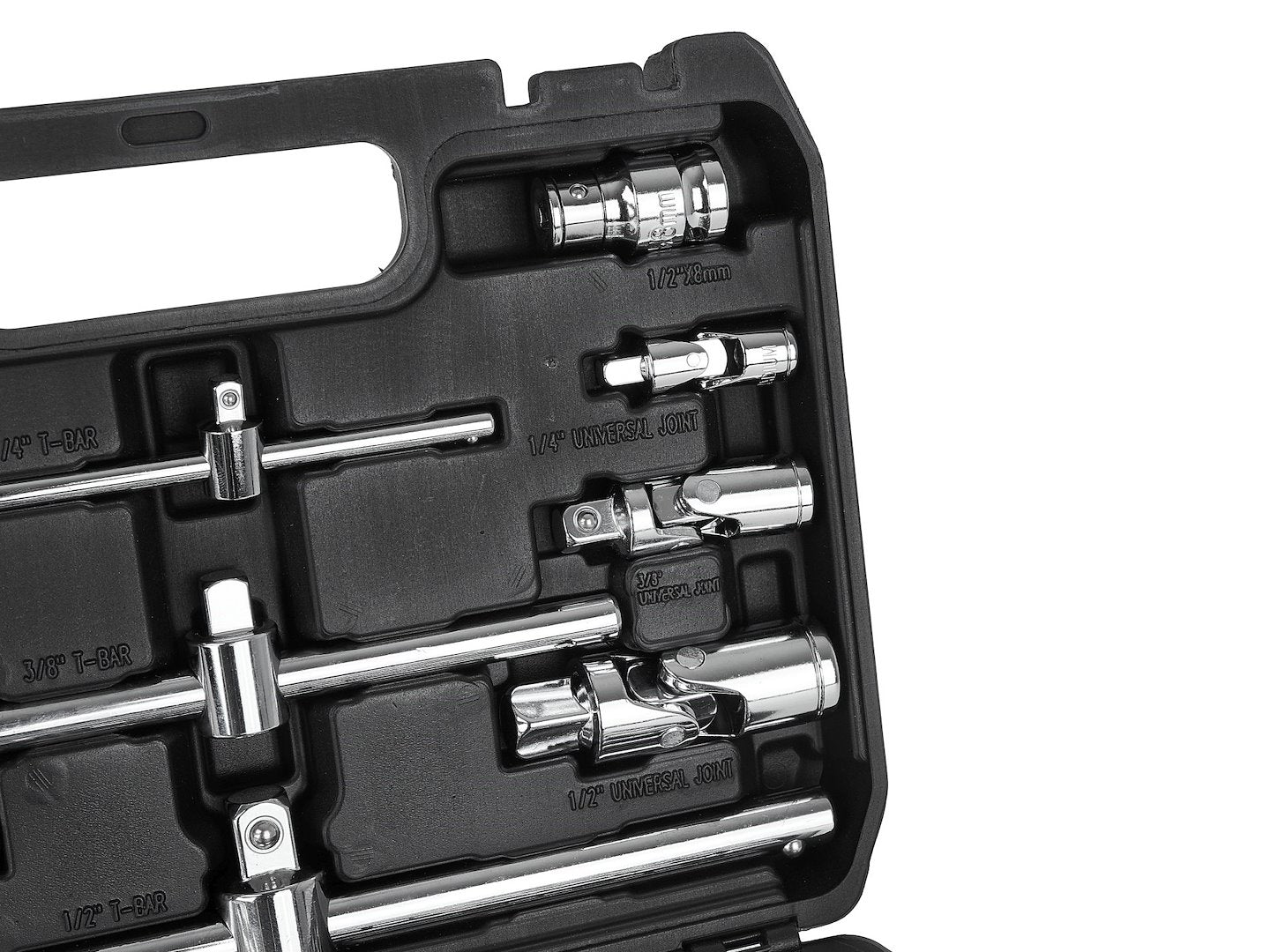 Set 25 piese prelungitoare, adaptoare si manere t 1/4 3/8 1/2 CRV - GEKO