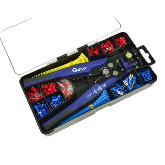 Set 260 piese cleste dezizolare cabluri, sertizare terminale 0.2–6 mm