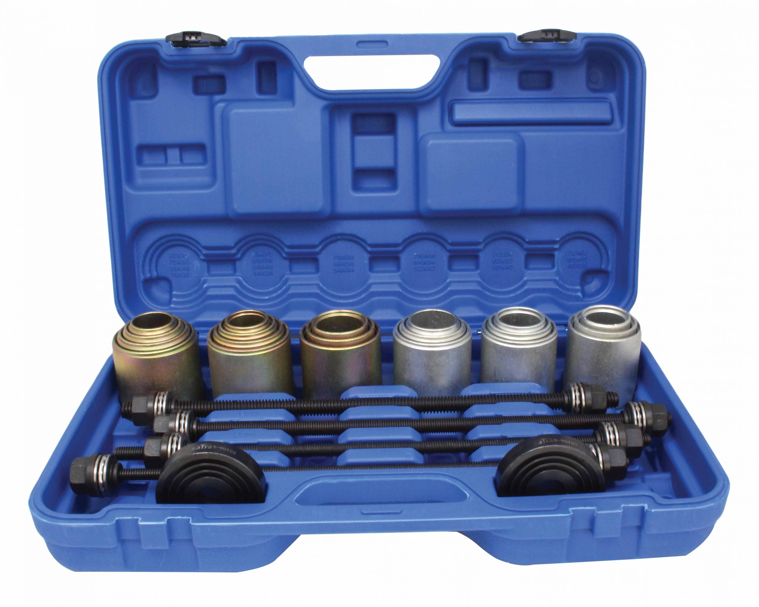 Set 26 piese pentru demontare si montare bucse, rulmenti si simeringuri-extractoare + prese
