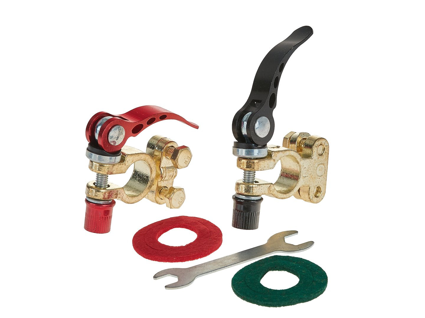 Set 2 borne baterie auto cu eliberare rapida roll fast 6/12V, GEKO