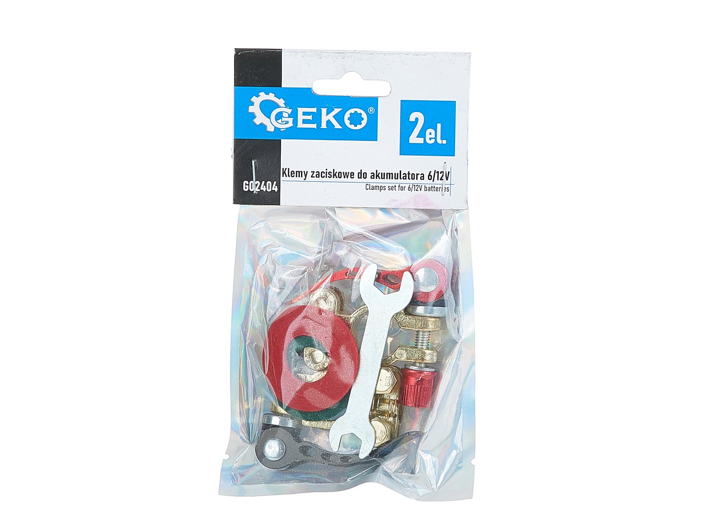 Set 2 borne baterie auto cu eliberare rapida roll fast 6/12V, GEKO